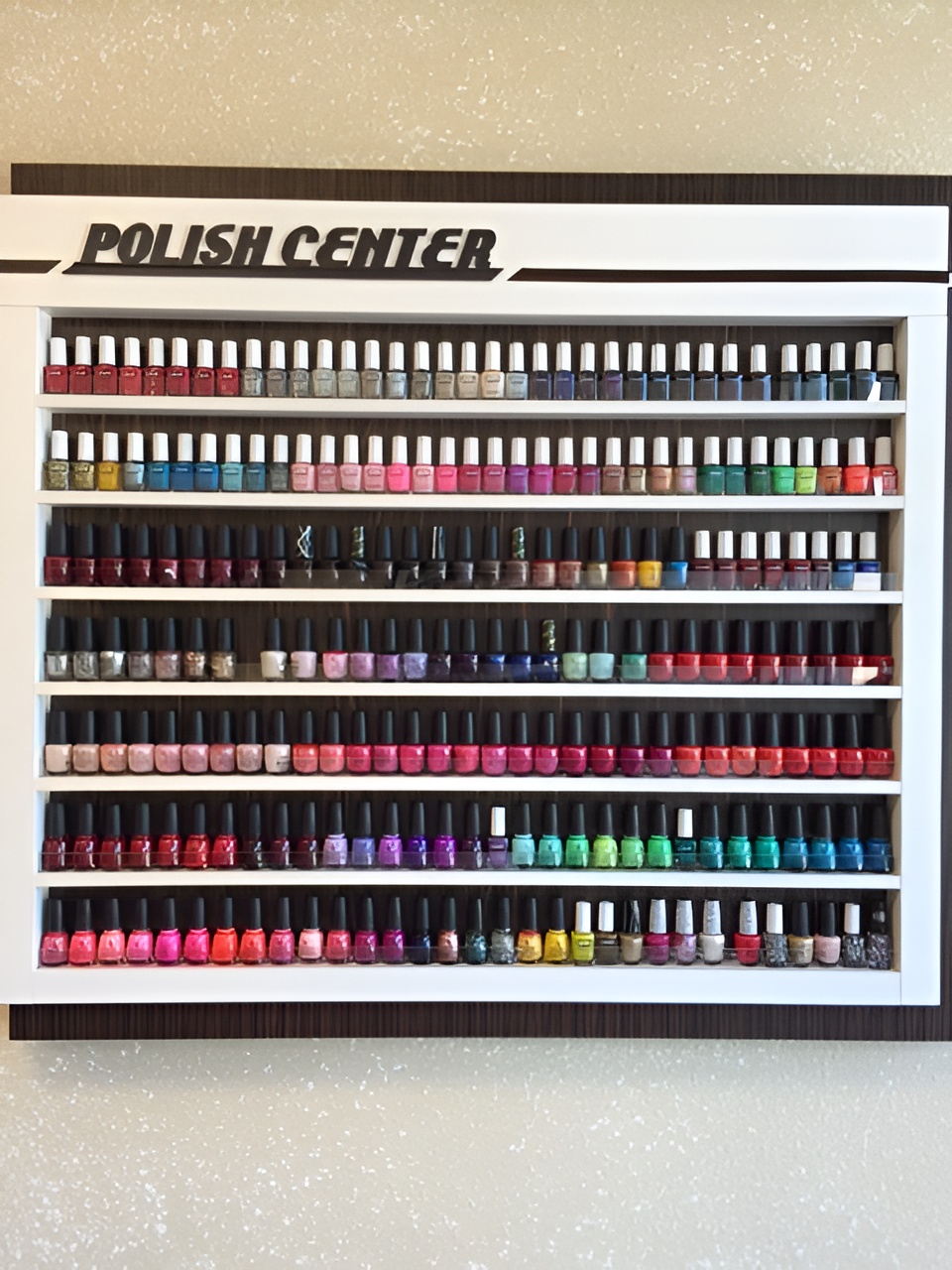 Extensive nail polish color selection